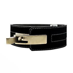 Durable Leather Weight Lifting <b>Belt</b> With Steel Buckle Perfect For Workout And Strength Sessions - Product Image 4