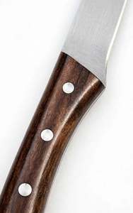 Couteau utilitaire d'extérieur artisanal en acier inoxydable avec manche en bois, lame pleine longueur, outil à lame fixe - Product Image 5