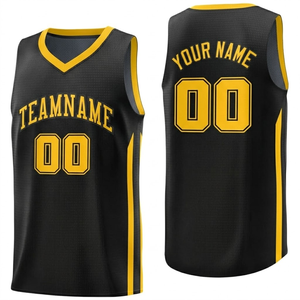 Custom Logo Anti-Bacterial Sleeveless Basketball Jersey 100% Polyester Sports Side Stars Shirt for Adults Training Uniform - Product Image 2