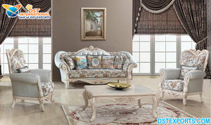 Classic Walnut <b>High</b> <b>Gloss</b> Finish Living Room <b>Furniture</b> Luxury Persian Style Living Room Sofa Decor Romania Style Living Sofa Set - Product Image 6
