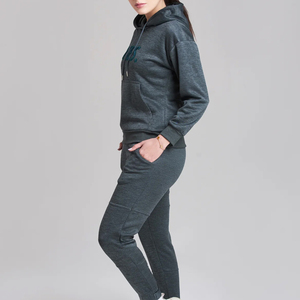 Sudadera con Capucha Ligera y Ecológica para Hombre, Color Gris Oscuro, Manga Larga, Estampado Informal, Bolsillos Laterales, Cintura Elástica, Otoño - Product Image 2