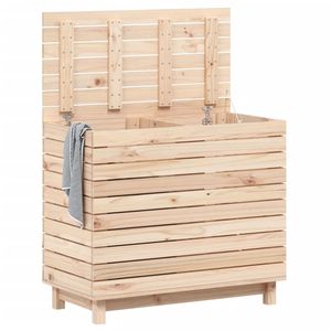 Panier à linge en pin massif 34,8"x17,3"x29,9"-Durable et spacieux pour vos besoins quotidiens - Product Image 3
