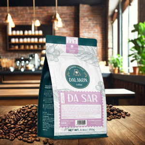 Vietnam Premium High Quality Sealed <b>Zip</b> <b>Bag</b> Pour Wholesale Supply OEM/ODM Service Medium Roast Whole Bean Coffee 250g 100% - Product Image 1