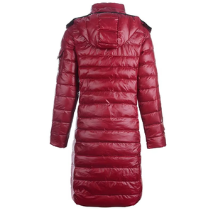 เสื้อแจ็คเก็ตผู้หญิงแบบมีฮู้ดทรงยาว ดีไซน์ทันสมัย อุ่นสบาย น้ำหนักเบา บุด้วยผ้าควิลท์ - Product Image 2