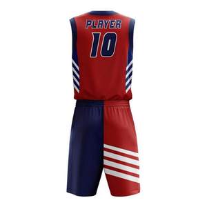 Ensemble Maillot et Short de Basketball Personnalisé Sublimé Respirant 2026 pour Hommes Adultes – Fabrication OEM sur Mesure, Grande Taille, Imprimé pour l'Été - Product Image 2