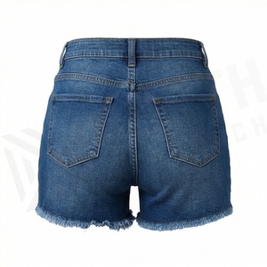 Shorts en jean amples pour femmes, style décontracté, en coton, tailles personnalisées, prix de gros, couleur sur mesure - Product Image 2