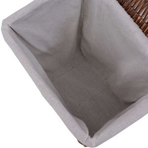 Brown Willow <b>Wicker</b> <b>Laundry</b> <b>Basket</b> - Product Image 6