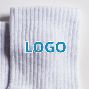 <b>Women</b> <b>Crew</b> Ankle <b>Socks</b> Sky Blue Cotton Anti-Slip Grip Indoor Letter Pattern Logo Customizable for Brand Studio - Product Image 2