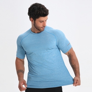 Camiseta Deportiva para Hombre de Secado Rápido con Colores en Contraste y Reflectantes, Camiseta de Yoga para Gimnasio, Camiseta Deportiva sin Costuras - Product Image 5