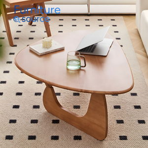 Table basse élégante en MDF-Table basse moderne en bois avec ensemble de table basse en verre Salon-Fabricant OEM du Vietnam - Product Image 1