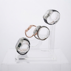 Transparent Acrylic Detachable Eco-Friendly Jewellery Watch Display Stand Multi Watch Holder Retail Counter <b>for</b> Organizer - Product Image 3