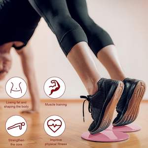 PROFIT SPORTS Disques de Glisse Core Sliders (Lot de 2) en ABS Double Face Antistatique pour Entraînement Abdominal, Gymnastique à Domicile, Pilates et Entraînement Complet du Corps - Product Image 5