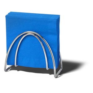 Wood Base Metal Handle Napkin <b>Holder</b> Decorative Tabletop <b>Tissue</b> Organizer Modern <b>Kitchen</b> Dining Display - Product Image 3