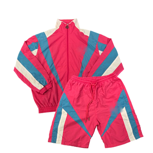 Conjunto de Chaqueta Cortavientos y Pantalones Cortos de Primera Calidad, Secado Rápido, Ropa Deportiva, Fabricante, Suministro al por Mayor - Product Image 3
