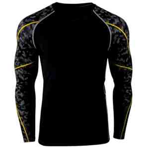 Camisetas de Compresión para Hombre, Sublimadas, de Poliéster, de Primera Calidad, para Gimnasio, Fitness, Surf, Buceo - Product Image 1
