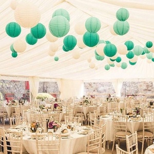 Decoración de Farolillos de Seda Vietnamita para Cafeterías, Restaurantes, Graduaciones, Navidad - Hechos a Mano con Tela de Seda, Satén y Lino Duradera - Product Image 3