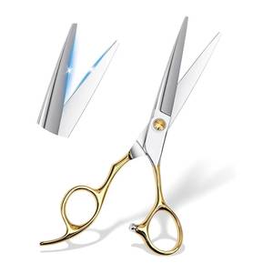 Professional Hairdressing Scissors Stainless Steel 440C Sharp Blade Right Handed <b>Long</b> <b>Handle</b> Hair Cutting <b>Shears</b> - Product Image 1