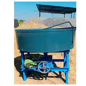 Malaxeur industriel PM T6, capacité de 300 à 500 kg, machine à béton avec déchargement manuel par le bas et grattoirs robustes - Product Image 2