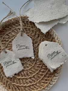 High-quality Offset & <b>Digital</b> Printing Customizable Anti-Counterfeit <b>Paper</b> Gift Tags with Events & Boutique Packaging - Product Image 2