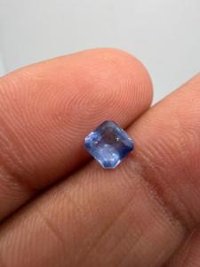 Saphir bleu bleuet naturel 5 mm 1,02 ct, pierre précieuse facettée en vrac, effet chromatique, certifié par un tiers, origine LK, bijoux - Product Image 3