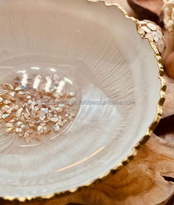 Bol à fruits en résine fabriqué à la main bol de pièce maîtresse décoratif pour Table à manger comptoir de cuisine ou salon décor à la maison élégant - Product Image 5