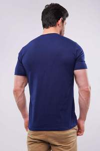 เสื้อยืดแขนสั้นผู้ชาย ผ้าถักวิสโคส/คอตตอน ตัดเย็บตามสั่ง ป้องกันการหดตัว ป้องกันการยับ ระบายอากาศได้ดี เป็นมิตรกับสิ่งแวดล้อม มีไซส์ใหญ่ - Product Image 3