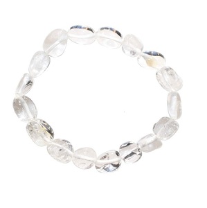 Crystal <b>bracelet</b> Clear Crystal quartz Tumbled <b>Bracelet</b> <b>Beads</b> 8mm Stone Crystal Gemstone Fashion Jewelry <b>Men</b> and - Product Image 1
