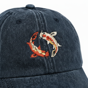 Baseball 6 Panel Summer Hat OEM ODM Custom Embroidery Logo <b>Flat</b> Brim Adjustable Vintage Wash Fashion High Quality 100% Acrylic - Product Image 5
