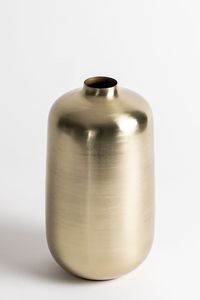Jarrón de Mesa de Latón, Jarrón Decorativo de Metal Hecho a Mano - Product Image 1