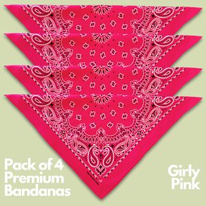 Wholesale Fine Hemmed Premium <b>Bandanas</b> High Quality Cotton Paisley Design Bandana 23x23 Inch Soft Breathable Fabric Comfortable - Product Image 2