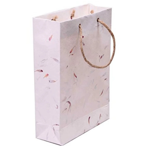 New Floral Design <b>Handmade</b> <b>Paper</b> Gift Bag with Twisted Handle Custom 6-Color Digital Printing Promotional Use for Events 2026 - Product Image 1