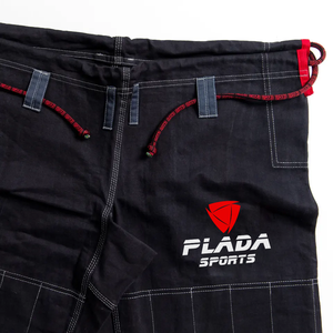 2026 Factory Custom Logo Wholesale High Quality Stretch 100% Cotton Martial Arts BJJ Gi Black Color Taekwondo Uniform Infants - Product Image 5