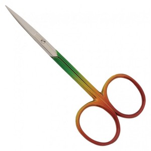 Stainless Steel Manicure Scissors Curved Sharp Blade Square Hole Handle Durable Right-Handed Nail Care Tool for CUTICLE Nail Art - Product Image 5