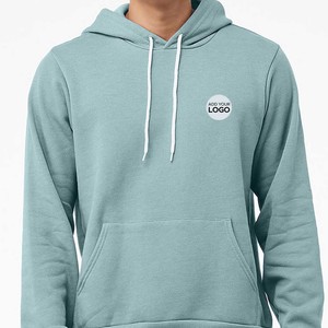 Sudadera Lisa Promocional de Alta Calidad, 100% Algodón, Invierno, Impresión Digital, Sudadera con Capucha Tipo Canguro para Hombre, Marca Privada - Product Image 3