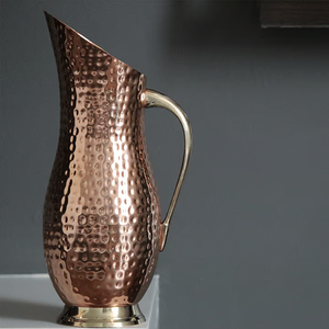 Pichet en cuivre pur pour la table à manger, la décoration de cuisine et les collections de cadeaux - Product Image 3