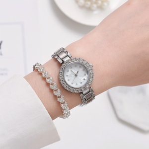 8607 Juego de 2 Relojes de Lujo para Mujer con Brazalete, Conjunto de Relojes de Moda para Dama, Relogio Feminino - Product Image 3