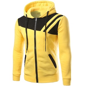 Sweatshirts à capuche GSM doublés en polaire pour hommes pullover d'entraînement athlétique décontracté avec poche kangourou - Product Image 1