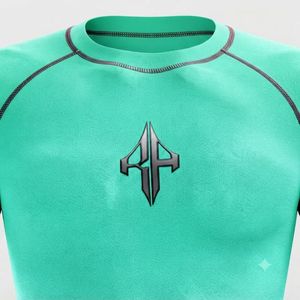 Nueva Camiseta de Rashguard para MMA para Adultos, Manga Corta, Cuello Redondo, Impresión por Sublimación, Secado Rápido, Transpirable, Material de Spandex/Poliéster para Hombre - Product Image 6