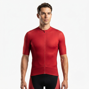 Custom Full Zip Road Bike Jersey Men's Compression <b>Cycling</b> Jersey Men's Sublimation Road Bike Jersey - Product Image 1