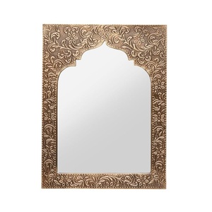 Espejo de pared para decoración del hogar, diseño interior con motivos de hojas, espejo decorativo clásico y moderno, múltiples diseños de acabado. - Product Image 1