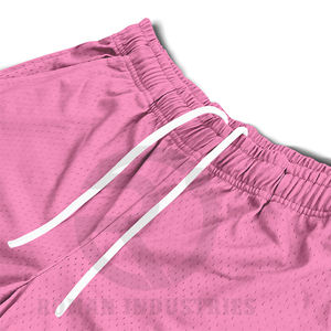 2026 Customizable <b>Men's</b> High Street Style Mid Waist Drawstring <b>Shorts</b> 100% Polyester Breathable Quick Dry Plus Size Made - Product Image 4