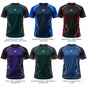 เสื้อยืดผู้ชายและเสื้อสำหรับเล่นเกมอีสปอร์ต |   สีดำ สีเขียว และสีที่มีการเปลี่ยนแปลง 6 แบบ |   ผู้ผลิต OEM ODM |   เอ็กซ์ สปอร์ตส์ ซิตี้ | - Product Image 5