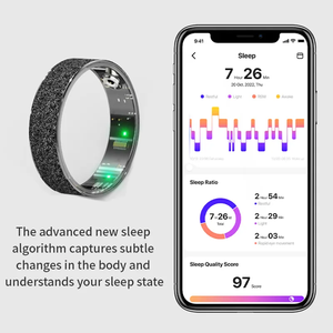 Nuevo Anillo Inteligente V3 OEM Personalizado 2025 para Hombre/Mujer con Monitor <span class=keywords><strong>de</strong></span> Frecuencia Cardíaca y SpO2, y Rastreador <span class=keywords><strong>de</strong></span> Ciclo - Rastreador <span class=keywords><strong>de</strong></span> Salud y Sueño, Resistente al Agua 5ATM - Product Image 6