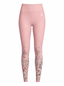 Customized Sublimated Women <b>Leggings</b> Mid Waist Standard <b>Thickness</b> Comfortable Anti-Bacterial Breathable Quick Dry <b>Leggings</b> - Product Image 1