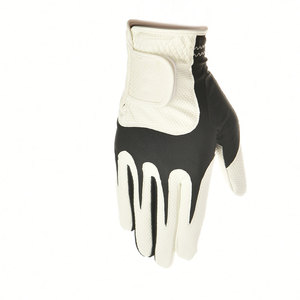 Gant de golf haut de gamme pour hommes en blanc classique, conçu avec soin en cuir de haute qualité pour un confort optimal - Product Image 2