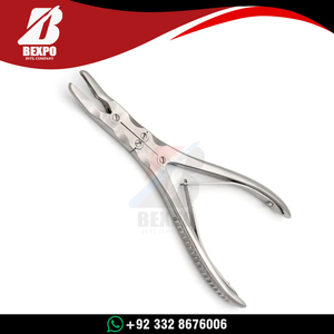 Instrumento Médico de Acero Inoxidable de Alta Calidad, Rongeur Óseo Manual Beyer Stille Curvo de 180 mm, Certificado CE, 1 Año de Garantía - Product Image 2