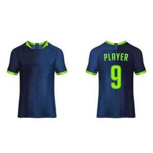 Camiseta de Fútbol para Hombre de Primera Calidad, 100% Poliéster, Ligera, Transpirable, de Secado Rápido, Ecológica, con Impresión de Logotipo Personalizado, OEM - Product Image 3