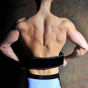 Cinturón de Levantamiento de Pesas de Cuero para Gimnasio, Cinturón de Palanca para Levantamiento de Pesas, Cinturones de Entrenamiento de Cintura para Fitness y Culturismo - Product Image 2