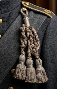 Handmade Rope Curtain <b>Tieback</b> Tassel Decorative Window Drapery Holdback Beige Color - Product Image 3