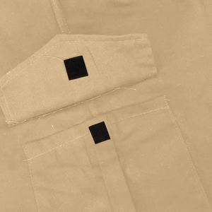 Pantalon décontracté pour homme, taille haute, couleur unie, 100% coton, coupe-vent, taille élastique, avec poches latérales, best-seller de l'hiver - Product Image 4